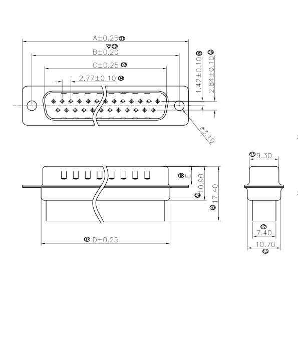 d-sub連接器