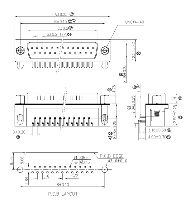 d-sub連接器